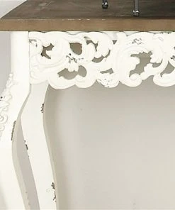 Grayson Lane 30 In. x 46 In. Farmhouse Console Table White W -GRAYSON LANE shop 330857930 AlternateImage3 l