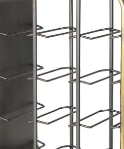 GRAYSON LANE 21 In. x 14 In. Industrial Wine Holder Rack Black Metal -GRAYSON LANE shop 330857947 AlternateImage3 l