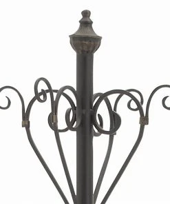GRAYSON LANE 74 In. x 11 In. Traditional Coat Rack Black Metal -GRAYSON LANE shop 330857949 AlternateImage3 l