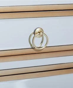 GRAYSON LANE 30 In. x 19 In. Glam Cabinet Beige Mirror -GRAYSON LANE shop 330857976 AlternateImage3 l