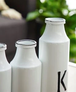 GRAYSON LANE 12 In. x 16 In. Farmhouse Decorative Milk Bottle White Iron 7 GRAYSON LANE 12 In. x 16 In. Farmhouse Decorative Milk Bottle White Iron -GRAYSON LANE shop 330857994 AlternateImage2 l