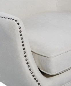 GRAYSON LANE 34 In. x 29 In. Contemporary Upholstered Accent Chair Beige -GRAYSON LANE shop 330857997 AlternateImage3 l