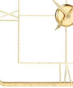 GRAYSON LANE 36 In. x 36 In. Glam Wall Clock Gold Metal 7 GRAYSON LANE 36 In. x 36 In. Glam Wall Clock Gold Metal -GRAYSON LANE shop 330858003 AlternateImage3 l