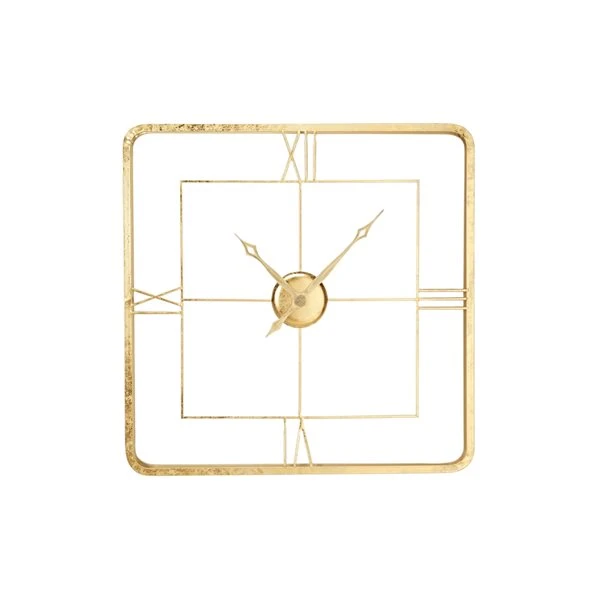 GRAYSON LANE 36 In. x 36 In. Glam Wall Clock Gold Metal 4 GRAYSON LANE 36 In. x 36 In. Glam Wall Clock Gold Metal - Image 4