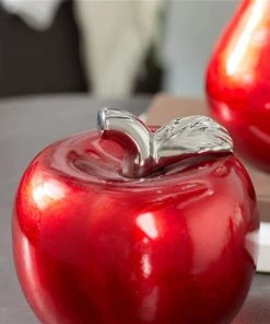 GRAYSON LANE Set of 2 7 In., 9 In. Glam Fruit Sculpture Red Dolomite 7 GRAYSON LANE Set of 2 7 In., 9 In. Glam Fruit Sculpture Red Dolomite -GRAYSON LANE shop 330858005 AlternateImage2 l