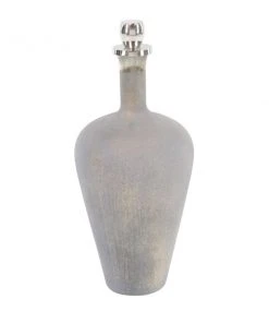 GRAYSON LANE 28 In. x 14 In. Modern Decorative Bottle Tan Glass