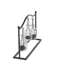 GRAYSON LANE 11 In. x 4 In. Farmhouse Candle Holder Lantern Black Iron 7 GRAYSON LANE 11 In. x 4 In. Farmhouse Candle Holder Lantern Black Iron -GRAYSON LANE shop 330858023 AlternateImage5 l