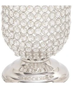 GRAYSON LANE 14 In. x 8 In. Glam Candle Holder Clear Aluminum -GRAYSON LANE shop 330858026 AlternateImage3 l