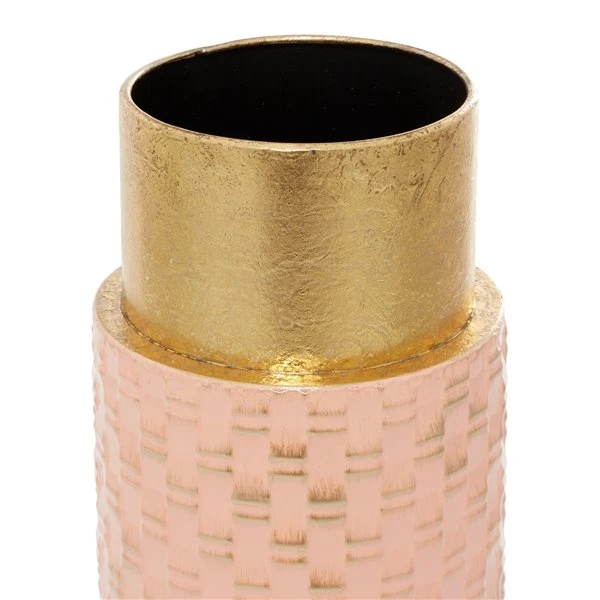 GRAYSON LANE Set of 2 18 In., 15 In. Contemporary Vase Bronze Metal 3 GRAYSON LANE Set of 2 18 In., 15 In. Contemporary Vase Bronze Metal - Image 3