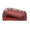 GRAYSON LANE Set of 2 19 In., 17 In. Vintage Tray Red Metal
