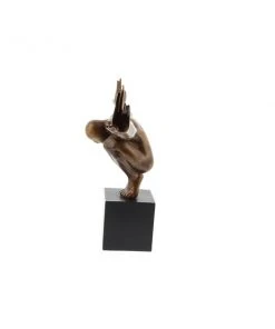 GRAYSON LANE 11 In. x 4 In. Sculpture Brown Polystone Olympic Man -GRAYSON LANE shop 330858047 AlternateImage4 l