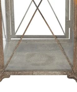 GRAYSON LANE Set of 2 24 In., 18 In. Traditional Lantern Brown Metal -GRAYSON LANE shop 330858051 AlternateImage3 l