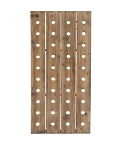 GRAYSON LANE 57 In. x 21 In. Rustic Wine Holder Rack Brown Wood -GRAYSON LANE shop 330858052 AlternateImage4 l