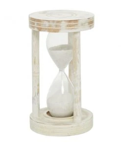 Grayson Lane Timer - White Mango Wood - 12-in X 6-in x 6-in -GRAYSON LANE shop 330858150 AlternateImage4 l