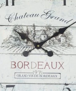 Grayson Lane Analog 28-in x 28-in Brown Round Wall Standard Clock -GRAYSON LANE shop 330858151 AlternateImage3 l