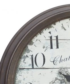 Grayson Lane Analog 28-in x 28-in Brown Round Wall Standard Clock -GRAYSON LANE shop 330858151 AlternateImage4 l