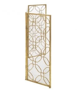 Grayson Lane Contemporary Fireplace Screen - Gold Metal - 31-in X 53-in -GRAYSON LANE shop 330858162 AlternateImage4 l
