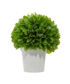 Grayson Lane 10-in Green Artificial Boxwood Trees 9 Grayson Lane 10-in Green Artificial Boxwood Trees -GRAYSON LANE shop 330858167 AlternateImage4 l