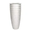 Grayson Lane Coastal Vase - White Poly Stone - 48-in X 20-in
