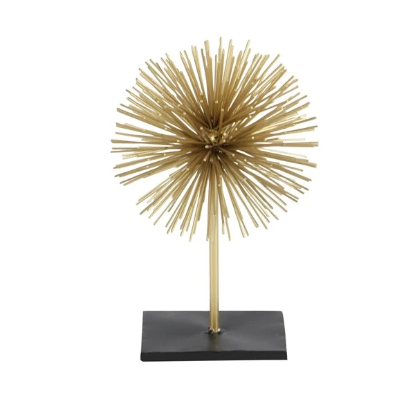 Grayson Lane Set of 3 10-in , 13-in , 17-in - Gold Contemporary Geometric Sculpture - Metal 4 Grayson Lane Set of 3 10-in , 13-in , 17-in - Gold Contemporary Geometric Sculpture - Metal - Image 4