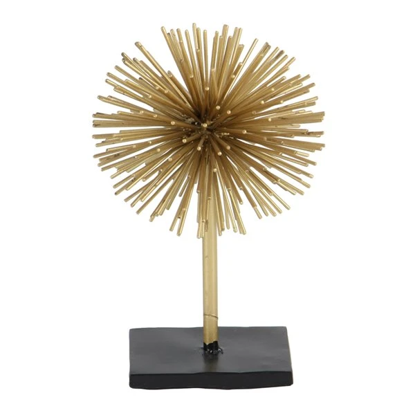 Grayson Lane Set of 3 10-in , 13-in , 17-in - Gold Contemporary Geometric Sculpture - Metal 5 Grayson Lane Set of 3 10-in , 13-in , 17-in - Gold Contemporary Geometric Sculpture - Metal - Image 5