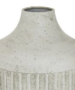 Grayson Lane Contemporary Style Vase - White Metal - 17-in X 7-in -GRAYSON LANE shop 330858188 AlternateImage3 l
