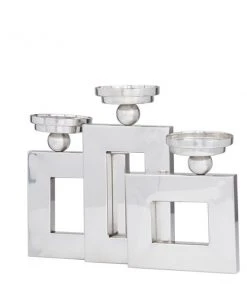 Grayson Lane 3-Candle Metal Pillar Holder - 11-in x 14-in -GRAYSON LANE shop 330858192 AlternateImage5 l