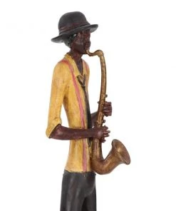 Grayson Lane Set of 4 4-in x 24-in - Brown Eclectic Musician Sculpture - Poly Stone -GRAYSON LANE shop 330858195 AlternateImage2 l