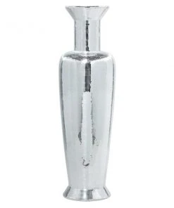 Grayson Lane Glam Vase - Silver Poly Stone - 51-in X 15-in