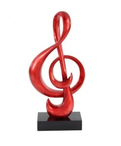 Grayson Lane Contemporary Sculpture - Red Poly Stone Abstract - 33-in X 15-in -GRAYSON LANE shop 330858215 AlternateImage4 l