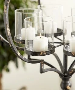 Grayson Lane Metal Candlestick - 6-Candle- 19-in x 17-in -GRAYSON LANE shop 330858216 AlternateImage3 l