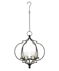 Grayson Lane Metal Candlestick - 6-Candle- 19-in x 17-in