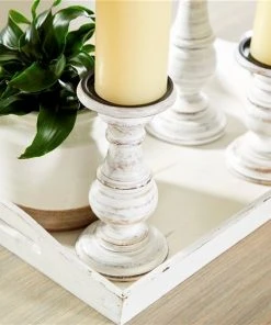 Grayson Lane 3-Candle Wood Pillar Holder (10-in, 8-in, 6-in) -GRAYSON LANE shop 330858219 AlternateImage4 l