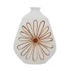 Grayson Lane Coastal Style Vase - White Ceramic - 12-in X 18-in