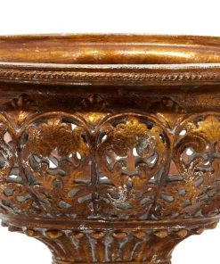 Grayson Lane Traditional Decorative Bowl - Gold Resin - 12-in x 19-in 8 Grayson Lane Traditional Decorative Bowl - Gold Resin - 12-in x 19-in -GRAYSON LANE shop 330858225 AlternateImage3 l