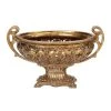 Grayson Lane Traditional Decorative Bowl - Gold Resin - 12-in x 19-in