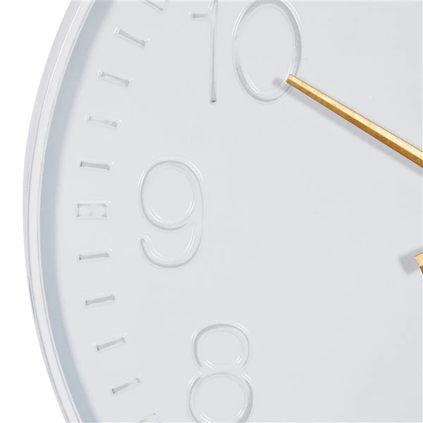 330858227_AlternateImage3_l.jpg Grayson Lane Analog 24-in x 24-in White Round Wall Standard Clock -GRAYSON LANE shop 330858227 AlternateImage3 l