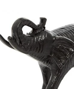 Grayson Lane Set of 2 9-in x 6-in - Black Traditional Elephant Sculpture - Aluminum -GRAYSON LANE shop 330858231 AlternateImage2 l