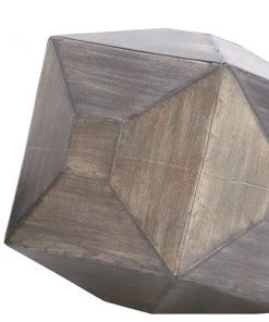 Grayson Lane Set of 2 6-in , 9-in - Grey Contemporary Geometric Sculpture - Metal -GRAYSON LANE shop 330858232 AlternateImage2 l