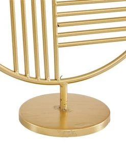 Grayson Lane Contemporary Abstract Sculpture - Gold Metal - 14-in X 5-in -GRAYSON LANE shop 330858241 AlternateImage2 l
