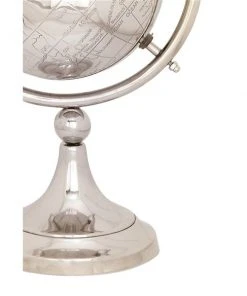 Grayson Lane Glam Globe - Silver Aluminum - 13-in X 8-in 6 Grayson Lane Glam Globe - Silver Aluminum - 13-in X 8-in -GRAYSON LANE shop 330858250 AlternateImage2 l