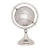 Grayson Lane Glam Globe - Silver Aluminum - 13-in X 8-in