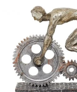 Grayson Lane Bicycle Industrial Sculpture - Silver Poly Stone - 8-in X 10-in 7 Grayson Lane Bicycle Industrial Sculpture - Silver Poly Stone - 8-in X 10-in -GRAYSON LANE shop 330858257 AlternateImage2 l