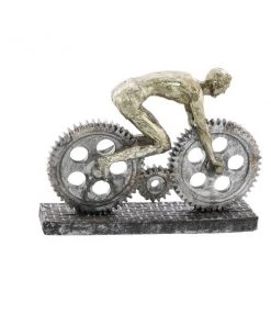 Grayson Lane Bicycle Industrial Sculpture - Silver Poly Stone - 8-in X 10-in 9 Grayson Lane Bicycle Industrial Sculpture - Silver Poly Stone - 8-in X 10-in -GRAYSON LANE shop 330858257 AlternateImage4 l