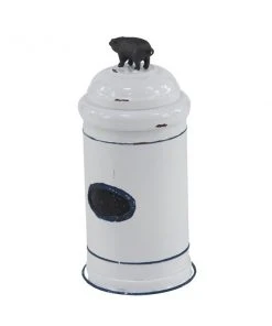 Grayson Lane Set of 3 11-in , 13-in , 14-in Farmhouse Decorative Jar - White - Metal -GRAYSON LANE shop 330858258 AlternateImage4 l