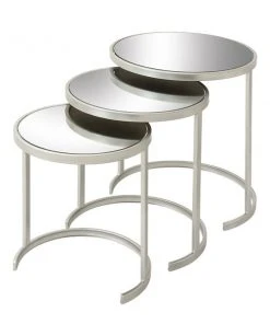 Grayson Lane 3-Piece Mirror Accent Table Set