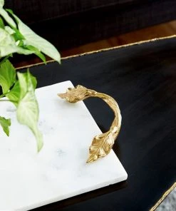 Grayson Lane Natural Serving Tray - White Marble - 2-in X 21-in X 10-in -GRAYSON LANE shop 330858262 AlternateImage3 l