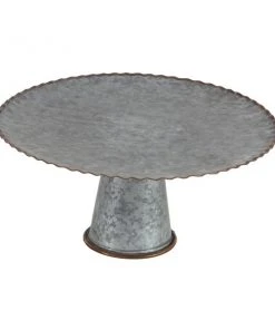 Grayson Lane Set of 3 9-in, 13-in, 15-in Grey Farmhouse Cake Stand - Metal -GRAYSON LANE shop 330858267 AlternateImage4 l