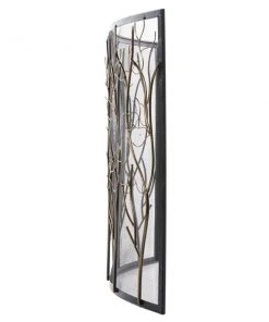 Grayson Lane Eclectic Fireplace Screen - Brass Metal - 33-in X 39-in -GRAYSON LANE shop 330858268 AlternateImage4 l