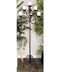 Grayson Lane 6-Candle Metal Candelabra Holder - 61-in x 19-in -GRAYSON LANE shop 330858273 AlternateImage2 l